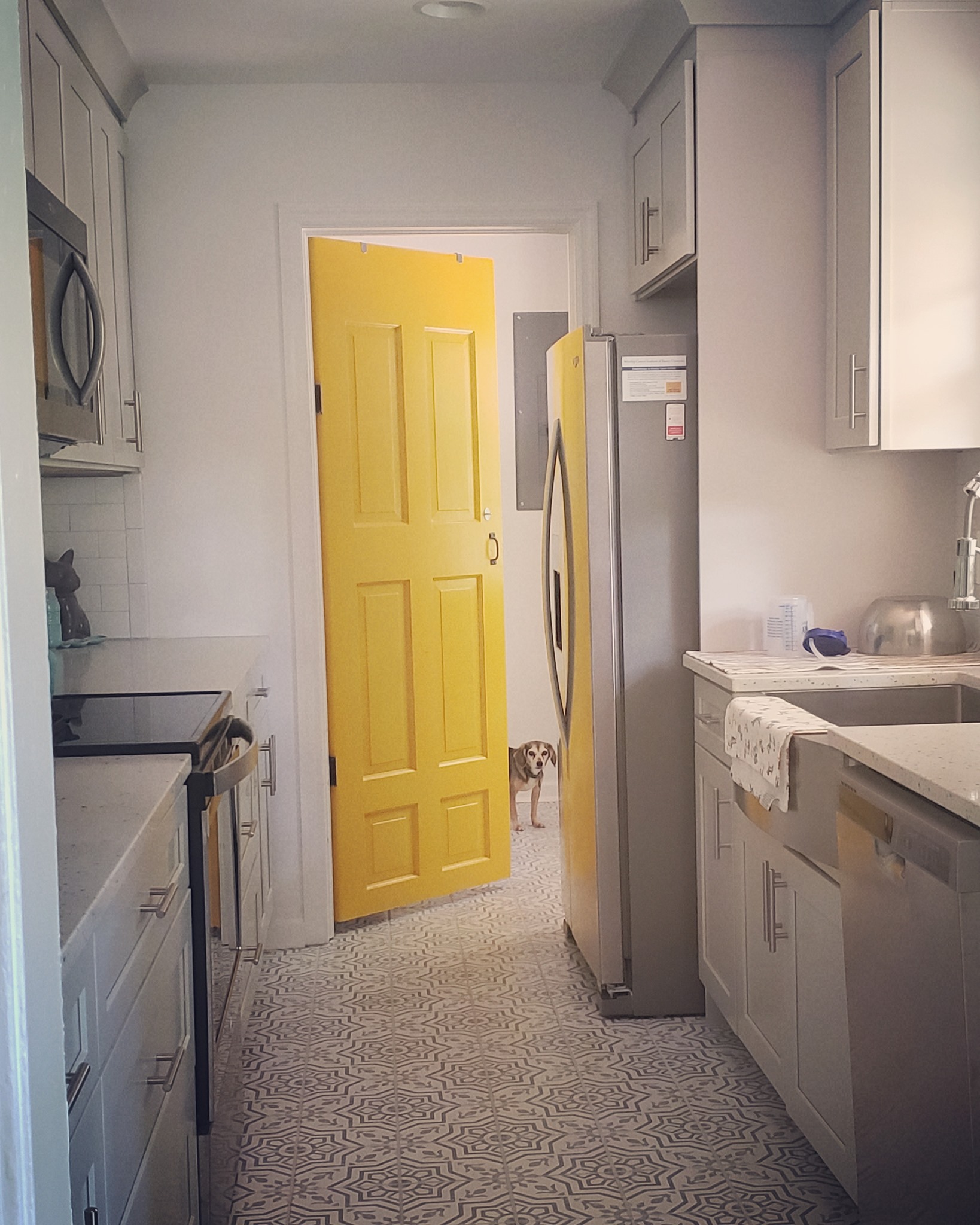 Yellow door